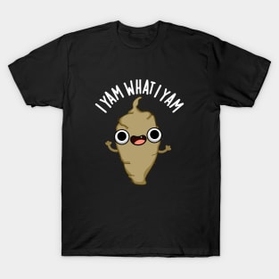 I Yam What I Yam Cute Veggie Pun T-Shirt